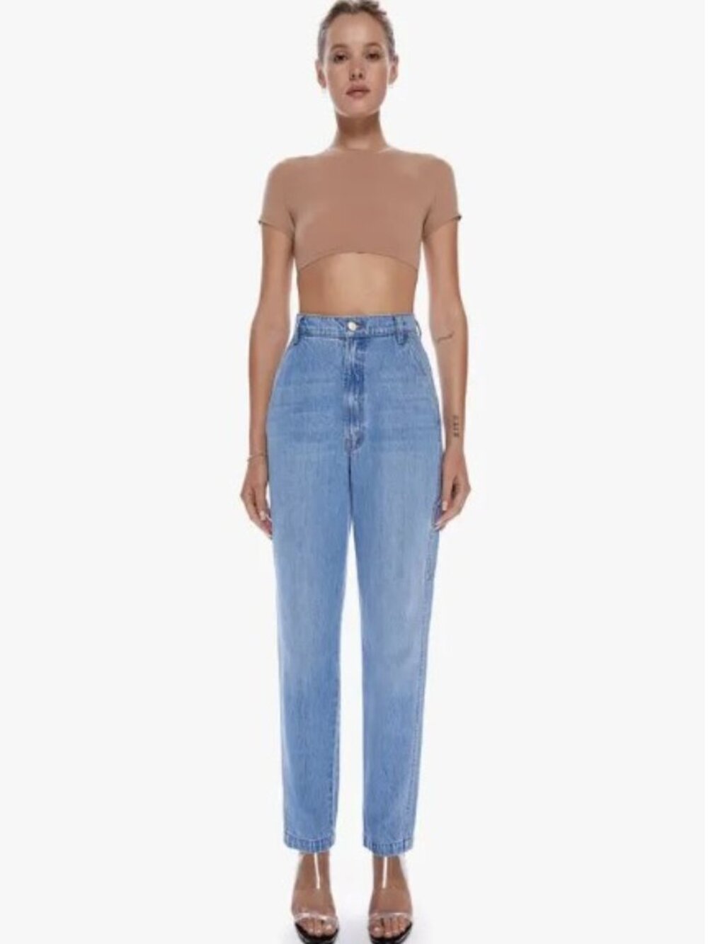 MOTHER  snacks! high waisted twizzy utility ankle nothing else like it jeans